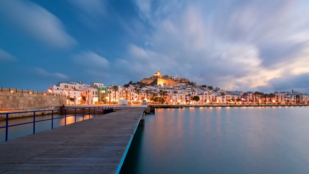 Ibiza Island at Night